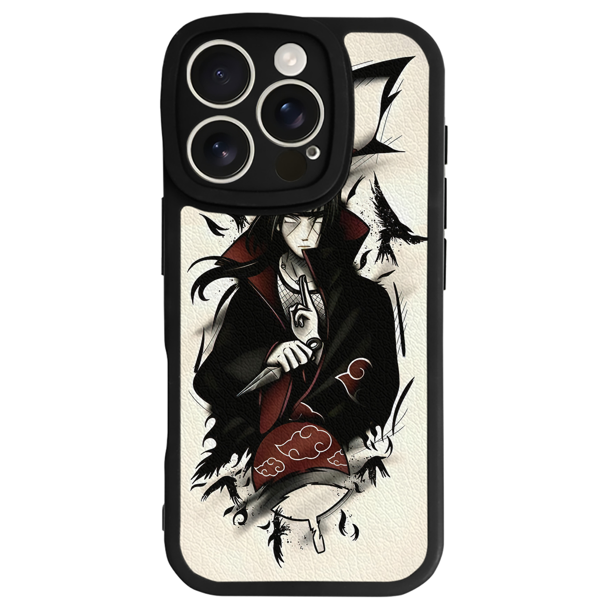（画像用） NARUTO -ナルト- NARUTO -ナルト- 疾風伝 【iPhone 16シリーズ対応】シリコンスマホケース（レザー調） 材質：シリコン
